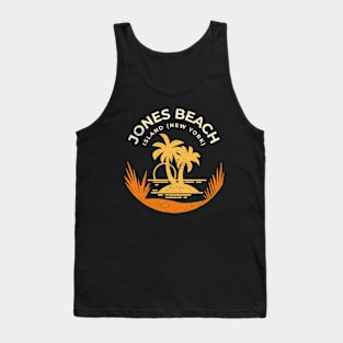 Jones Beach Island New York Vacation Resort Vintage Tank Top